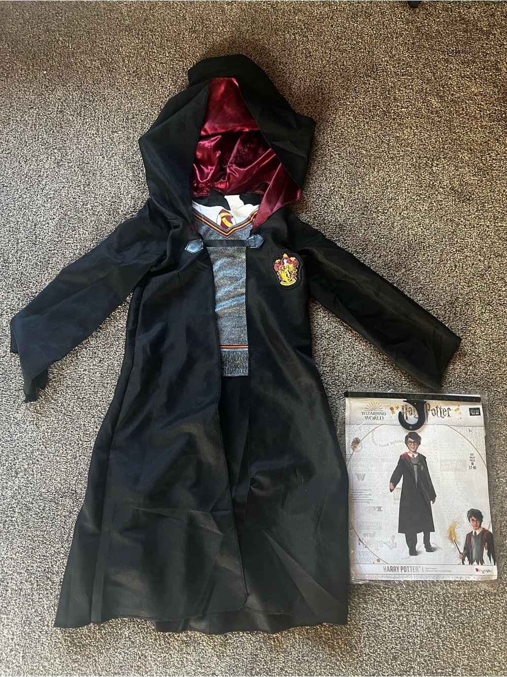 Kids Harry Potter Costume Size 7/8
